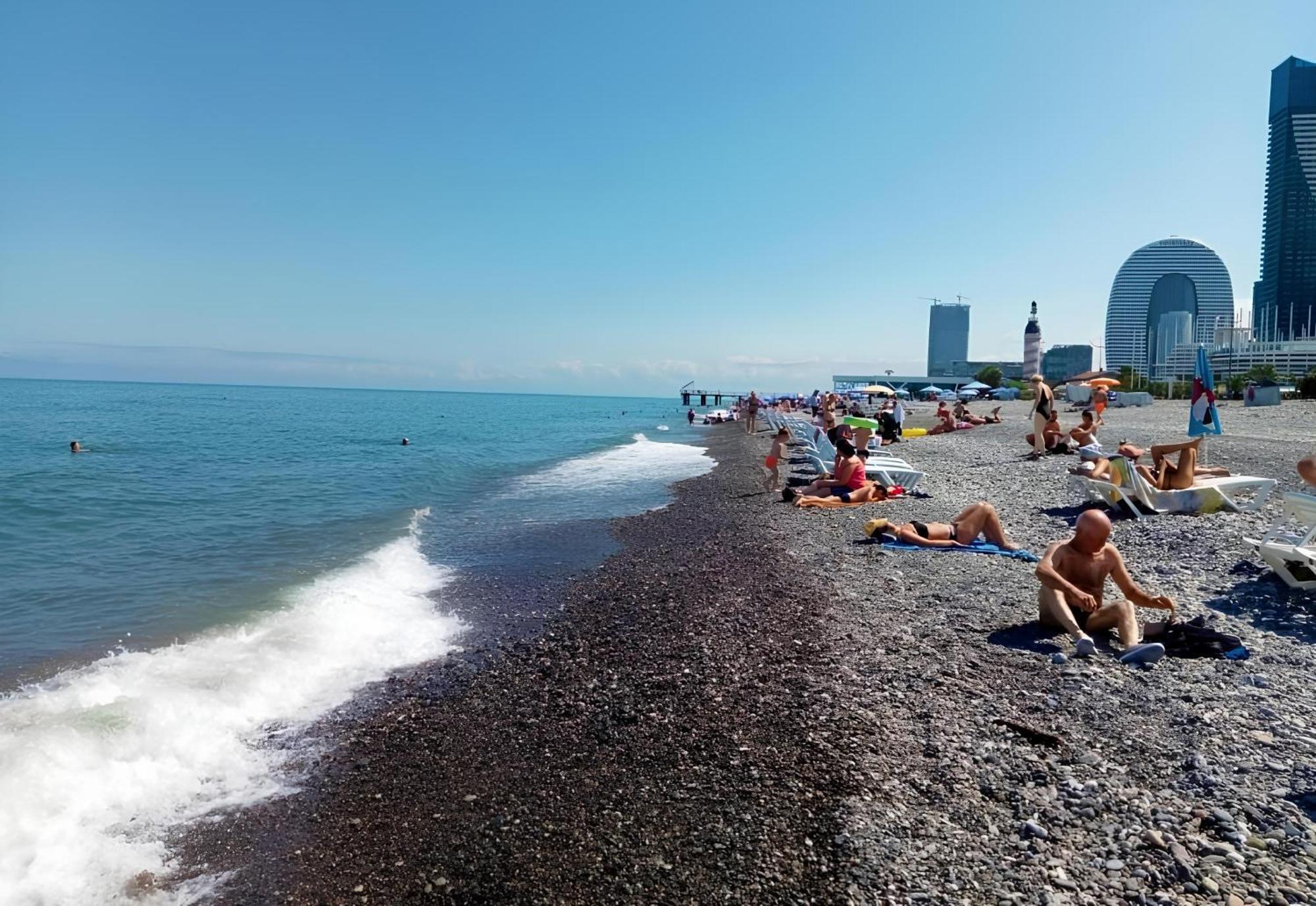 Ferienwohnung Orbi City Black Sea View Batumi Exterior foto